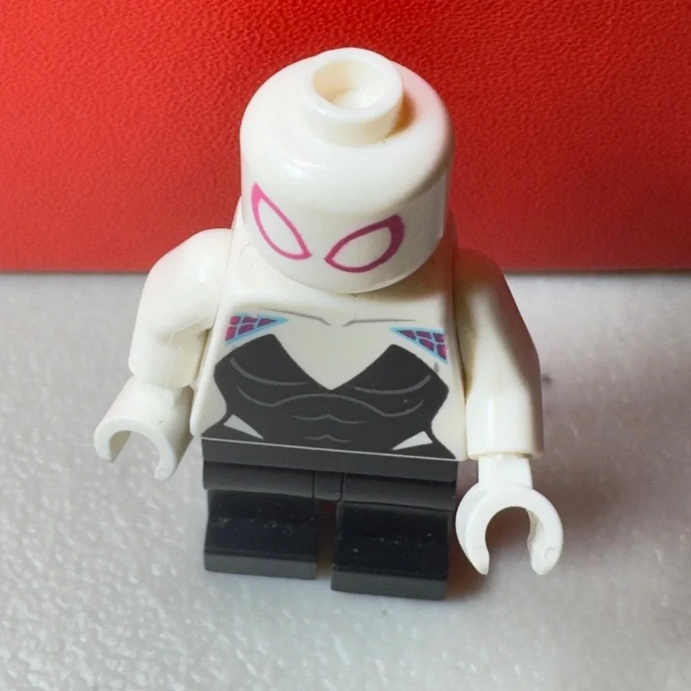 LEGO Marvel Super Heroes Ghost-Spider Minifigure sh543 Spider-Gwen White Black